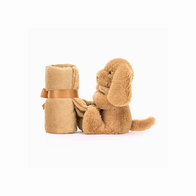 Jellycat Bashful Toffee Puppy Soothers Australia | 506789XQD